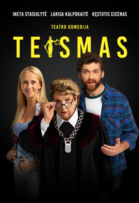Купить билеты PREMJERA! Spektaklis TEISMAS Tauragė, Tauragės kultūros rūmai Октябрь 17