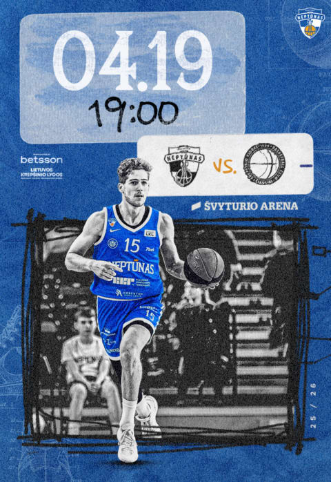 Pirkti bilietus LKL: Klaipėdos „Neptūnas“ – Šiaulių „Šiauliai“ Klaipėda, Klaipėdos Švyturio arena Balandis 19